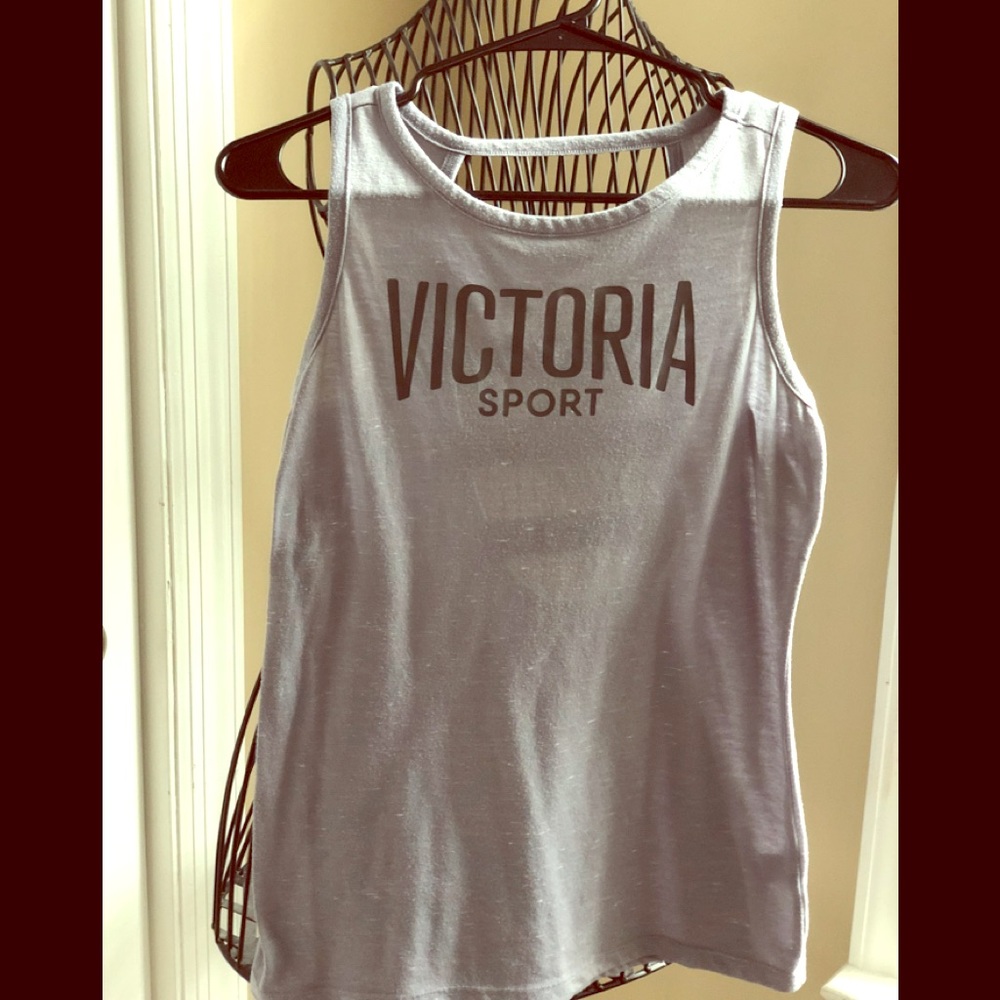 Victoria’s Secret Sport Tank with open back.